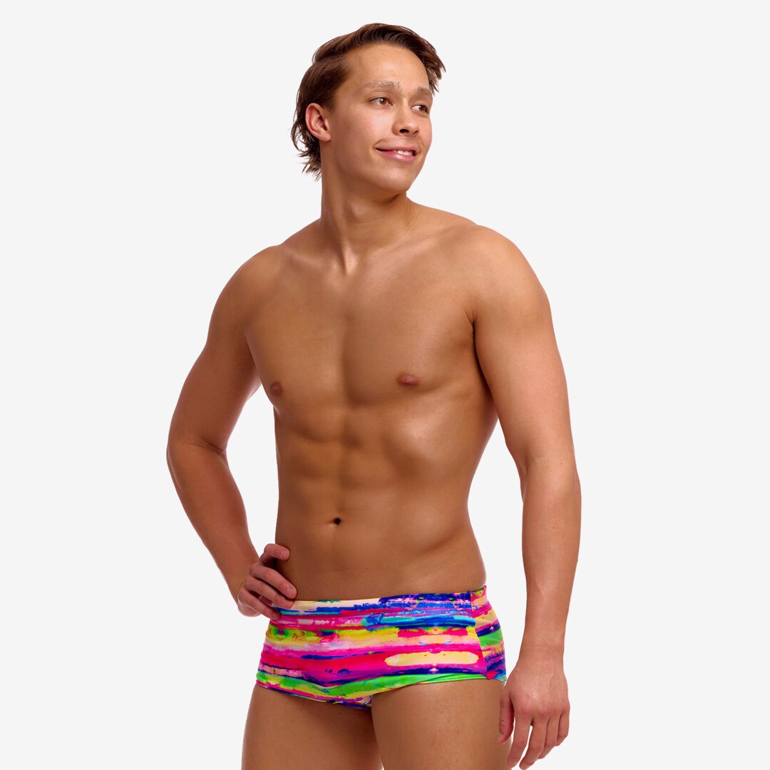 【週末限定SALE】Nala Back open swim inner wear Men's Sidewinder Trunks Paint Patch
