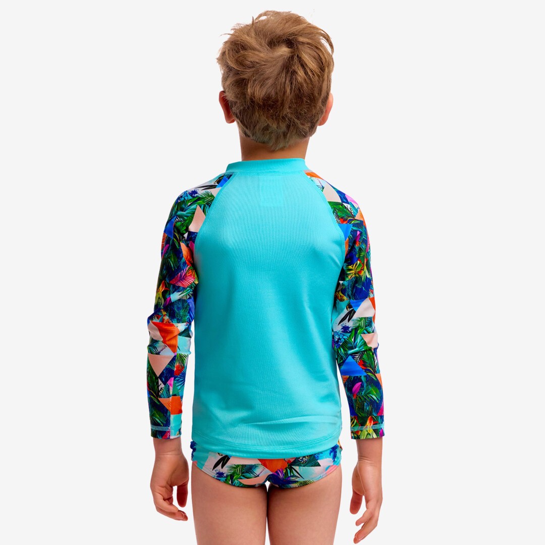 Palm Prism Toddler Boy's Zippy Rash Vest
