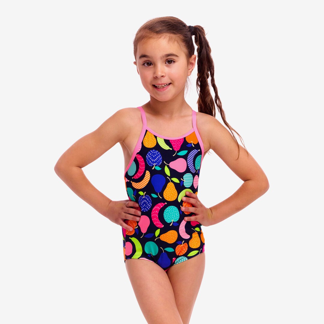 Fruit Salad Toddler Girl's Printed One Piece