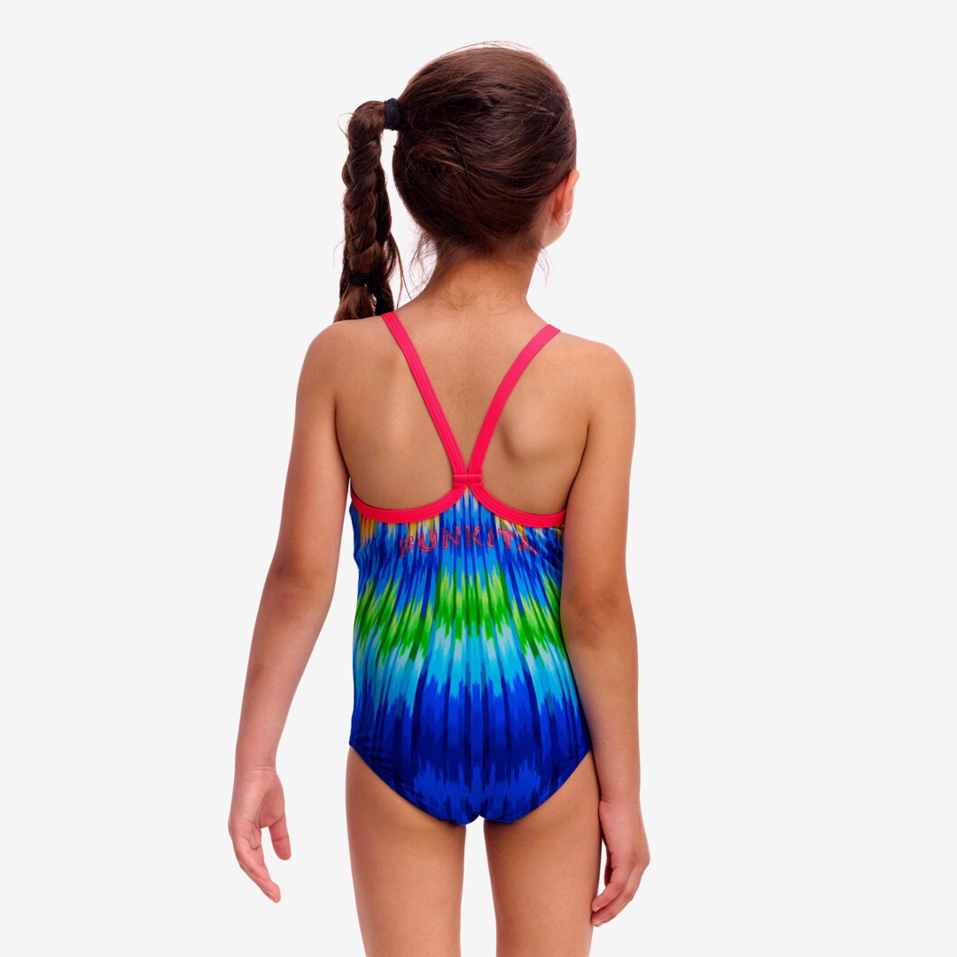 Toddler Girl's Printed One Piece Fly Time