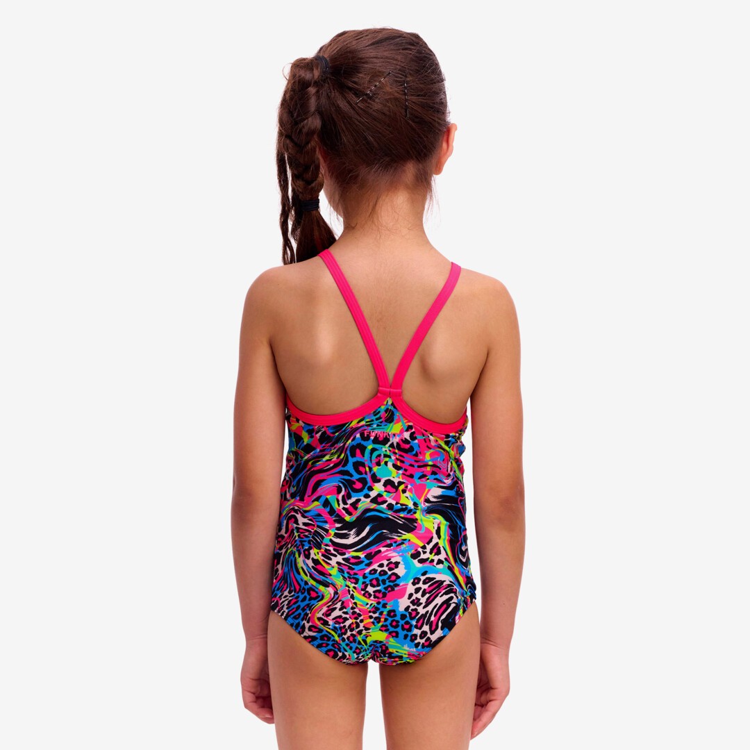 Lolly Leopard Toddler Girl's Printed One Piece