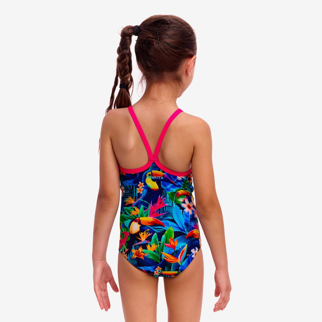 Birdie Wordie Toddler Girl's Printed One Piece