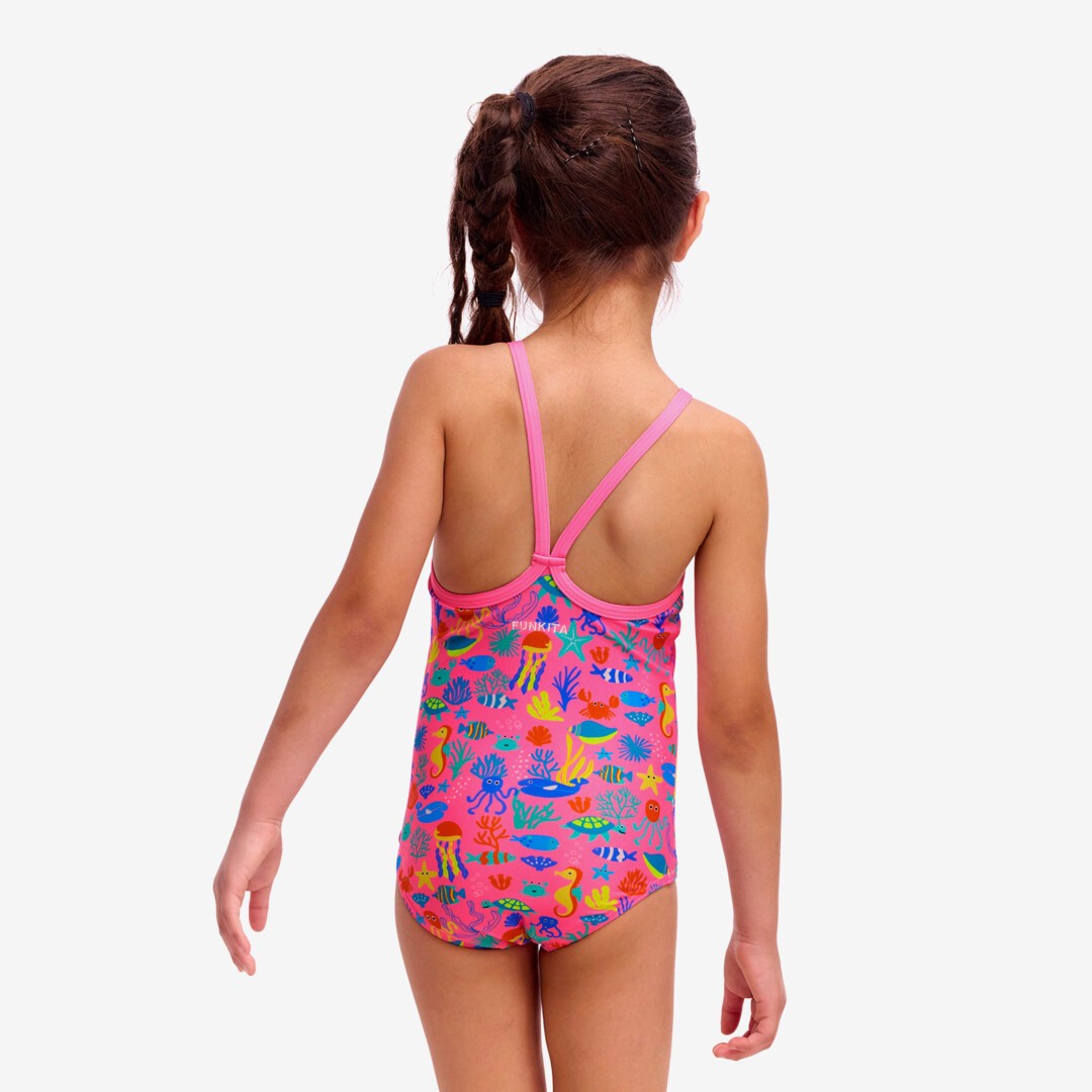 Toddler Girl's Printed One Piece Fishilicious