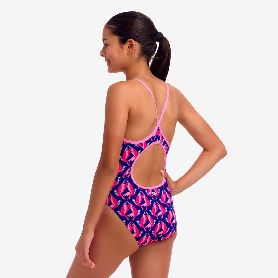 Ho Hum Girl's Diamond Back One Piece
