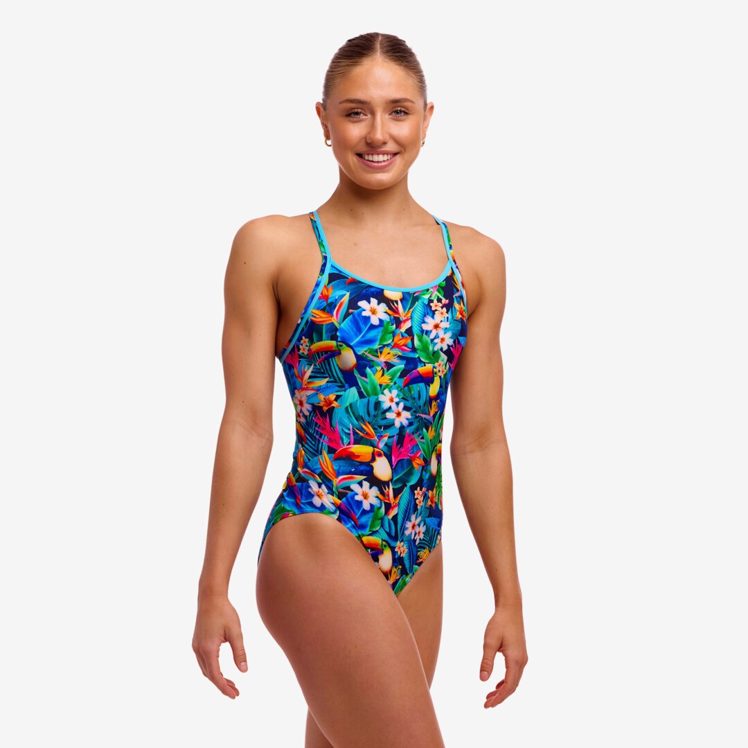 Birdie Wordie Ladies Diamond Back One Piece
