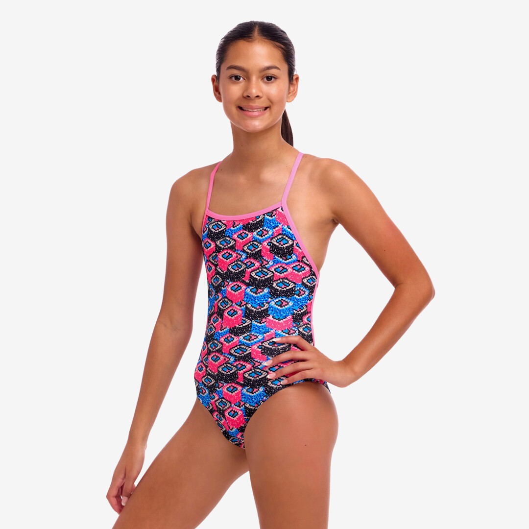 Sushi Stack Girl's Strapped In One Piece