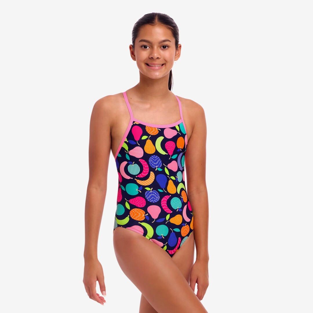 Fruit Salad Girl's Tie Me Tight One Piece