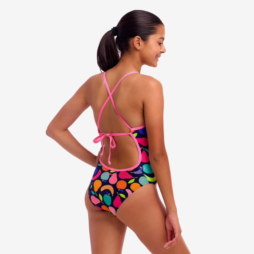 Fruit Salad Girl's Tie Me Tight One Piece