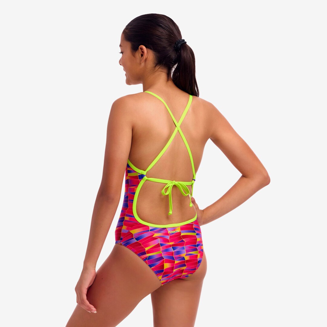 Wriggle Walls Girl's Tie Me Tight One Piece