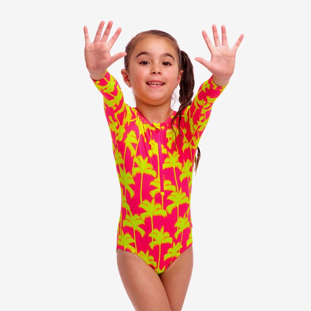 Sweet Coconuts Toddler Girl's Sun Cover One Piece
