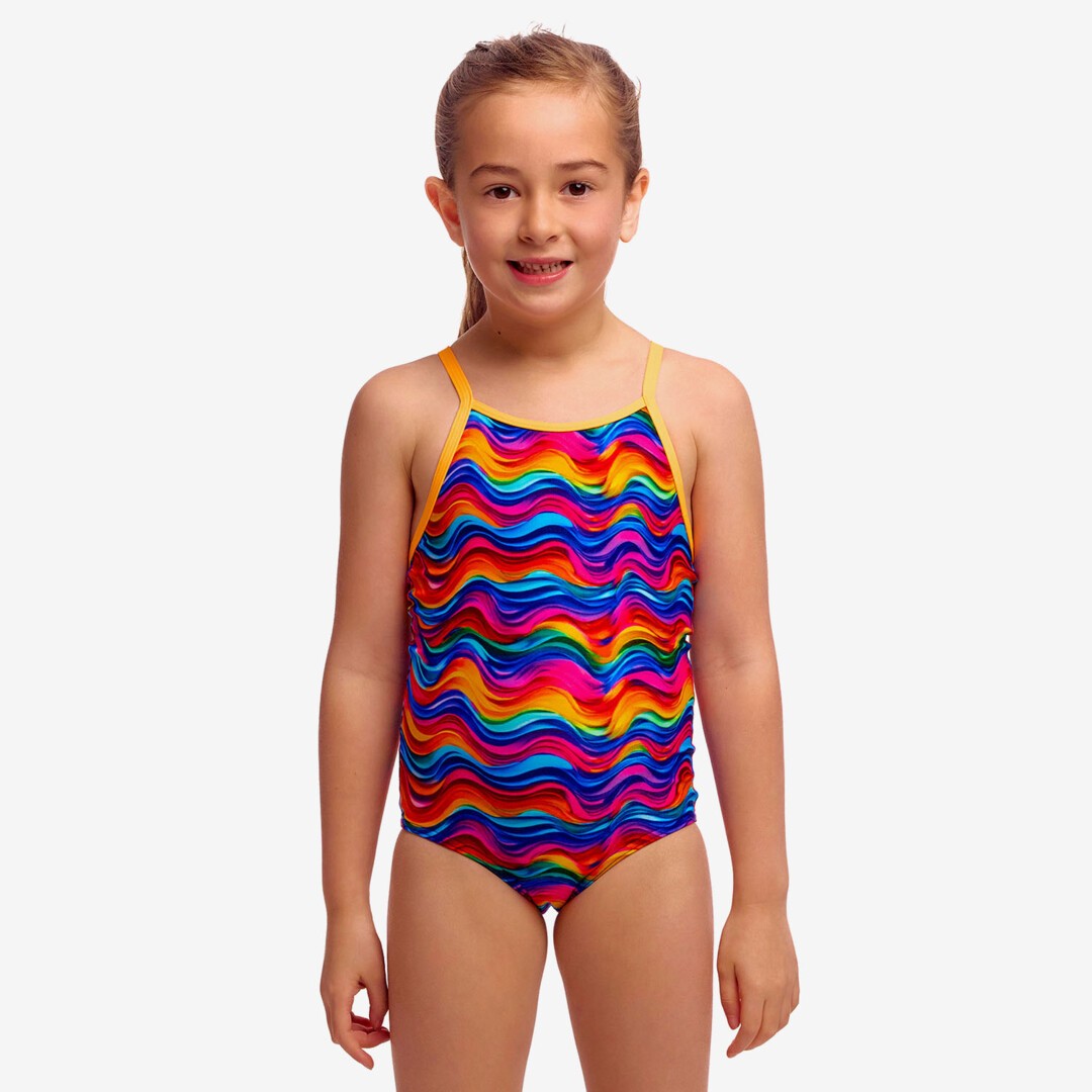Plastic Fantastic Toddler Girl's Printed One Piece
