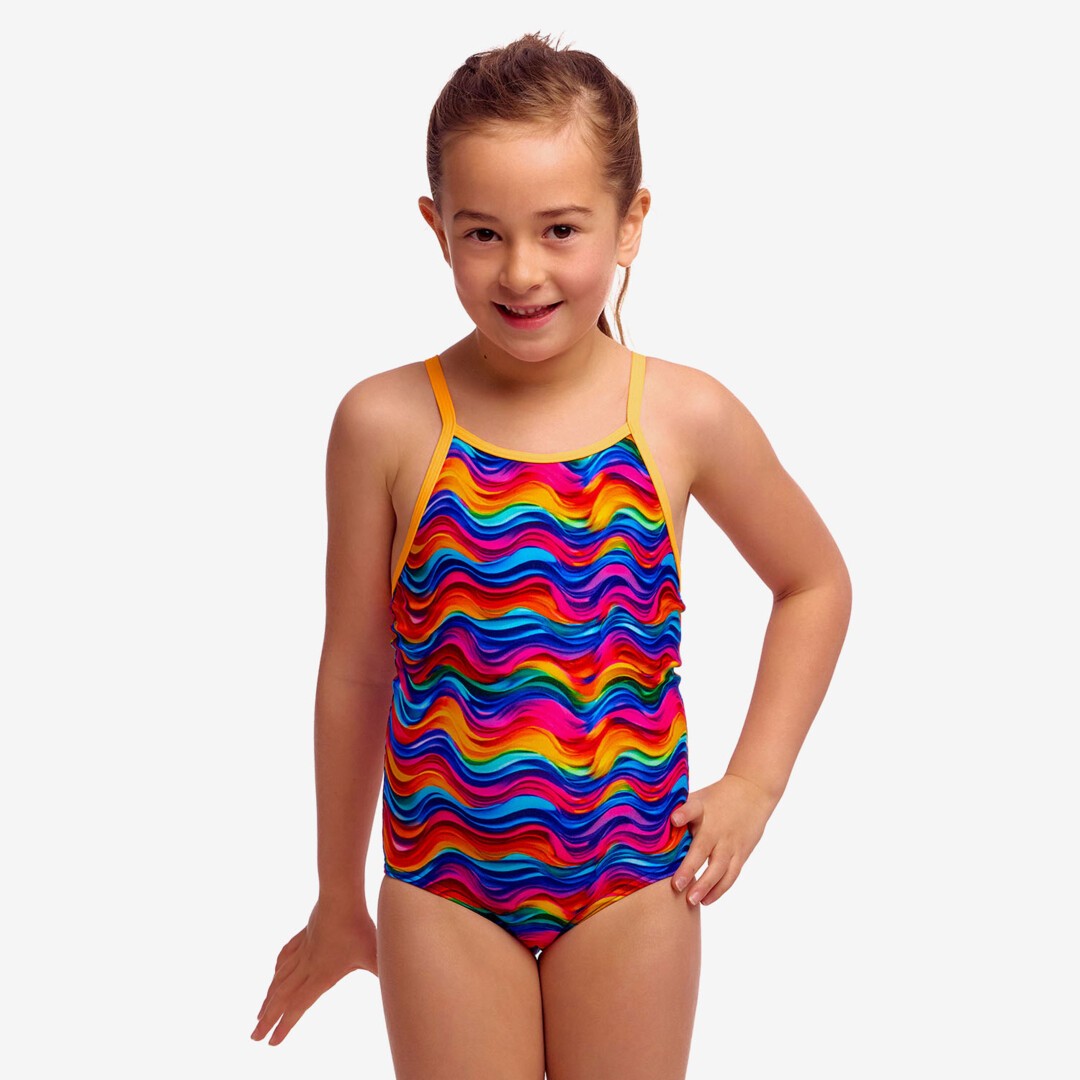 Plastic Fantastic Toddler Girl's Printed One Piece