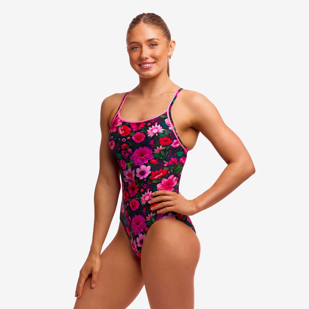 Ladies Diamond Back One Piece Garden Glow