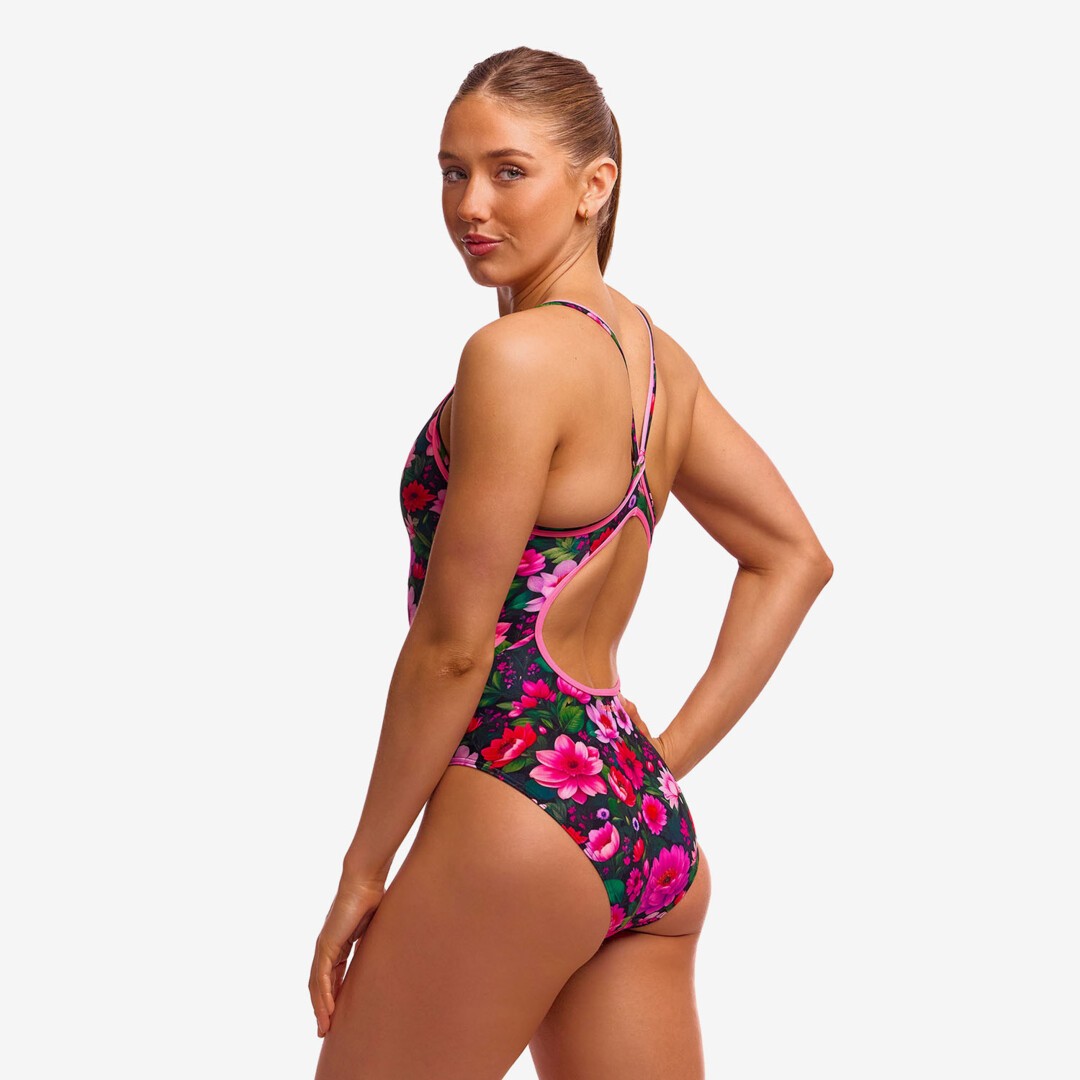 Garden Glow Ladies Diamond Back One Piece