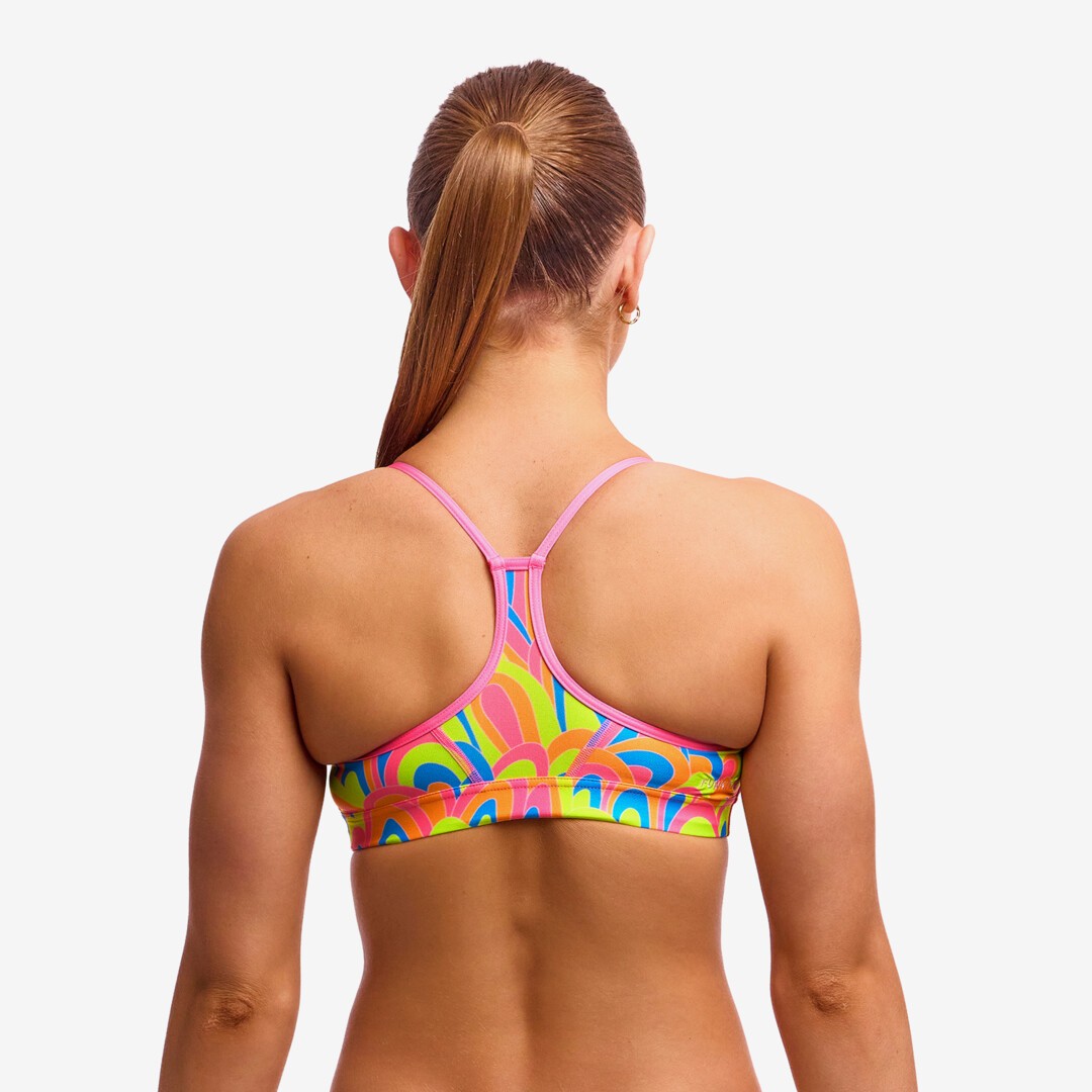 Hillary Puff Ladies Swim Crop Top