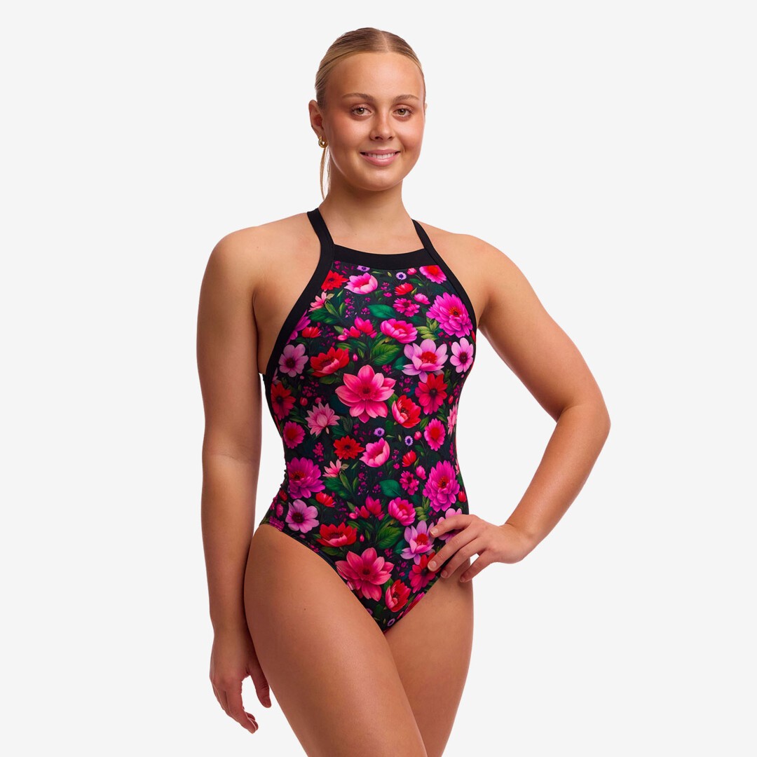 Garden Glow Ladies Sky Hi One Piece