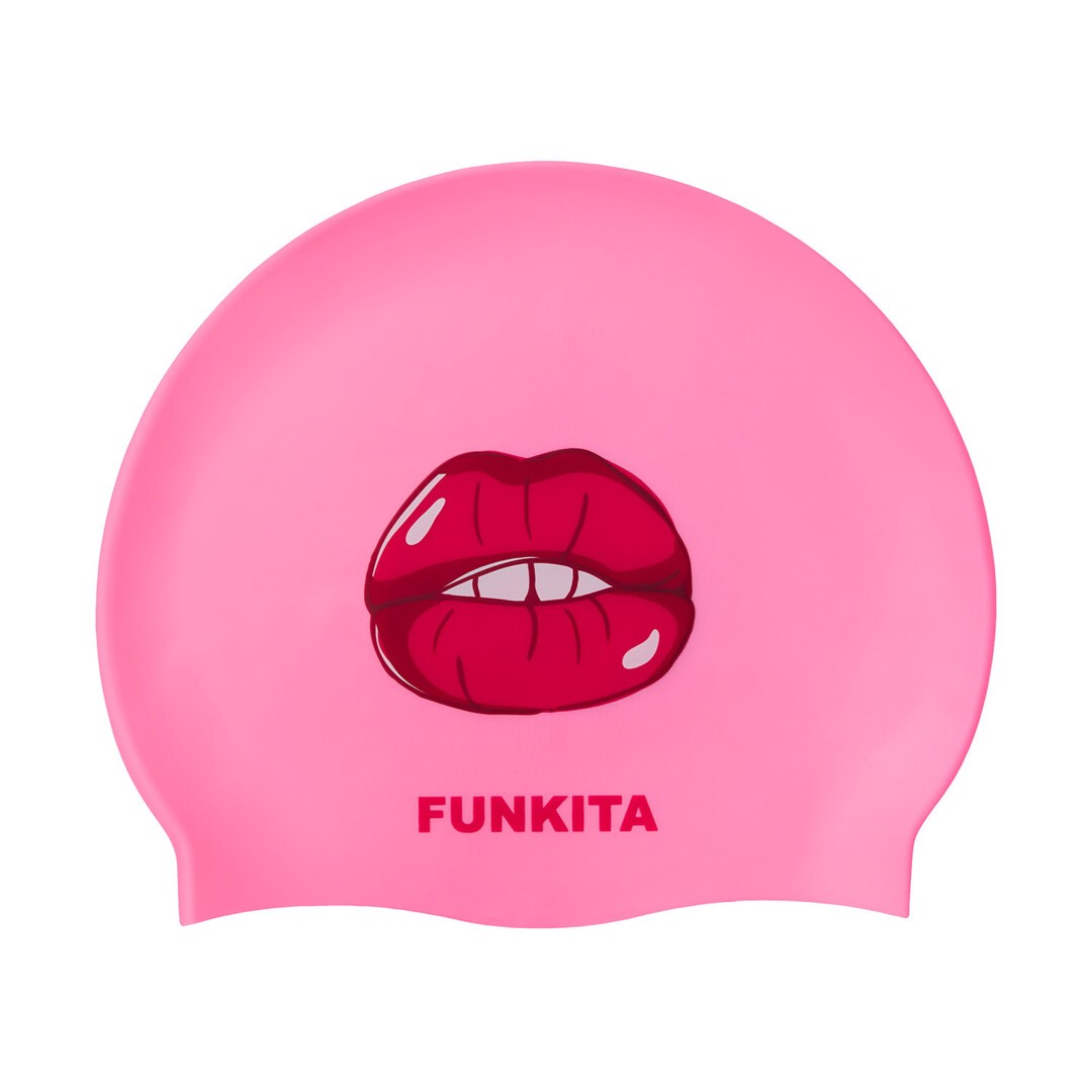 Miss Kiss  Silicone Swimming Cap