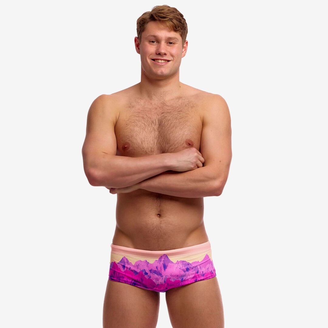Pink Peaks Men's Sidewinder Trunks
