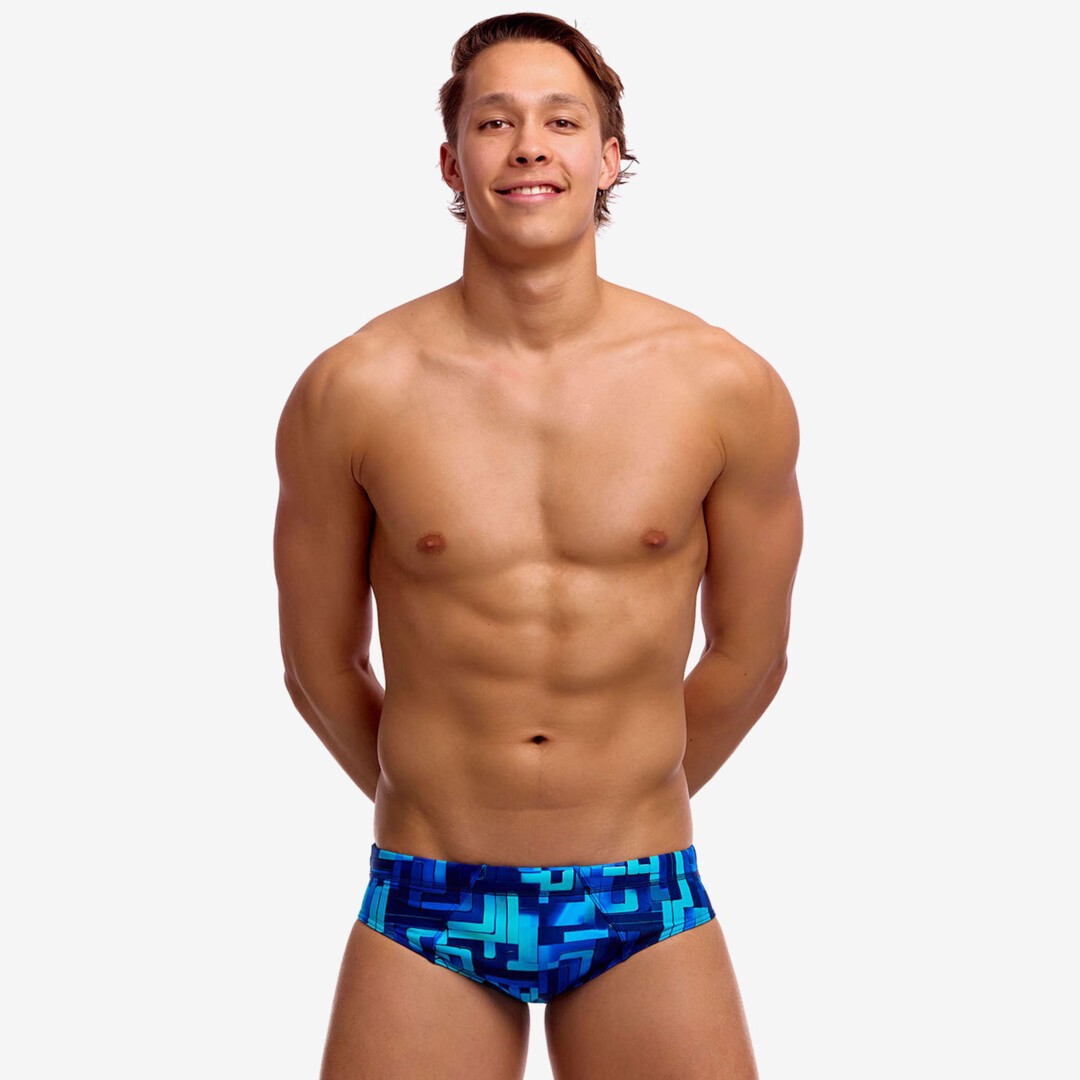 You Blued Men's Seamed Brief