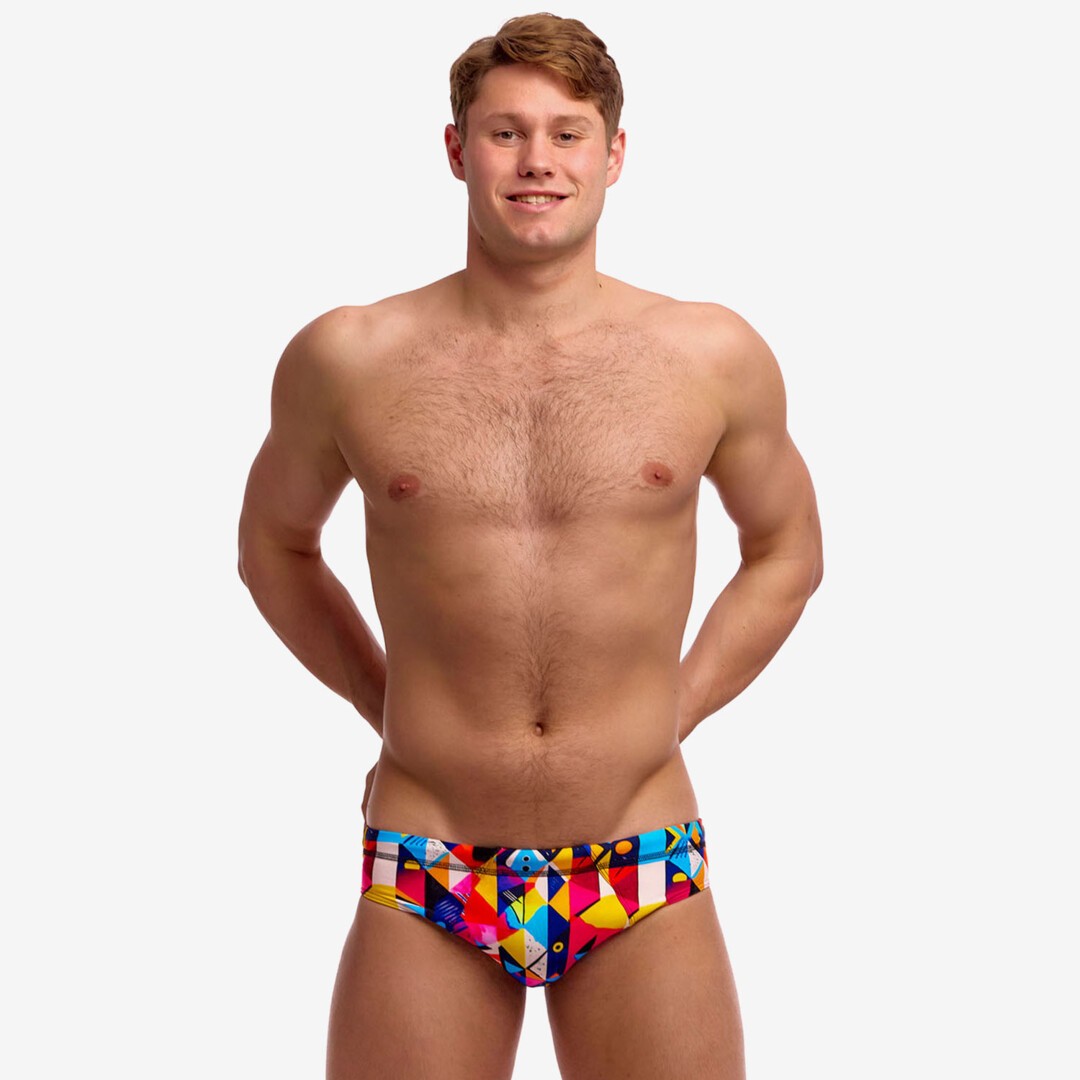 Broken Blox Men's Seamed Brief
