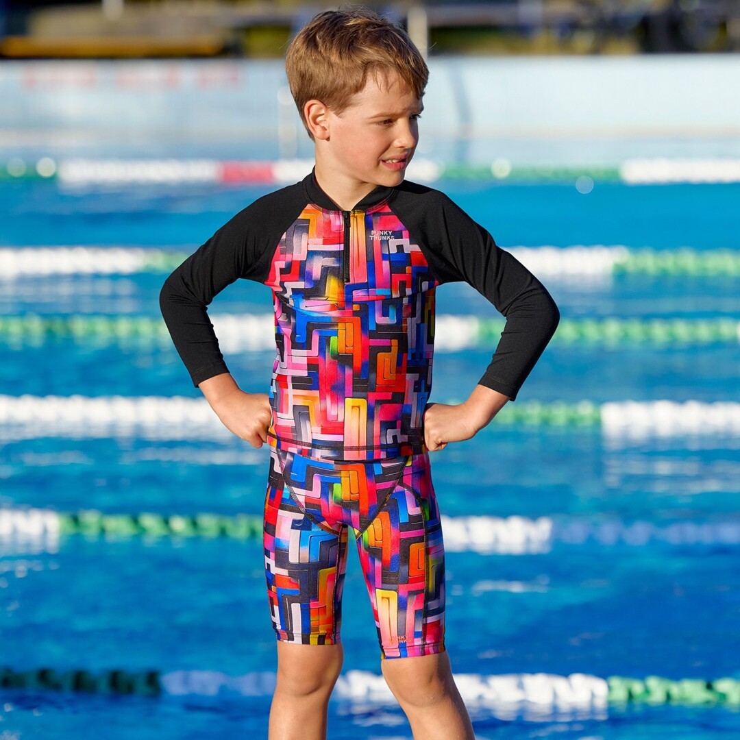 Putty Rules Toddler Boy's Zippy Rash Vest
