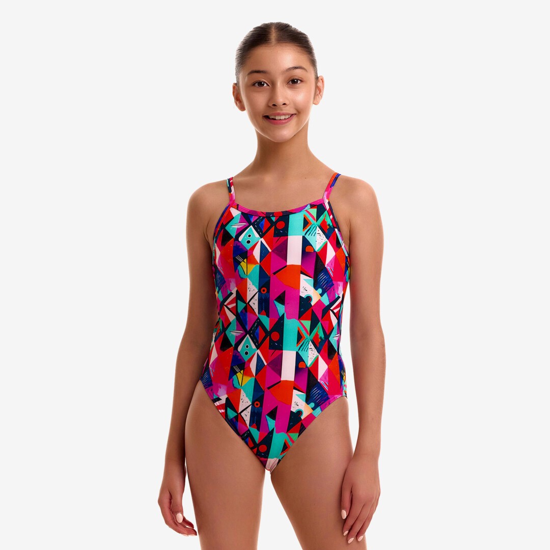 Art Dropout Girl's Single Strap One Piece