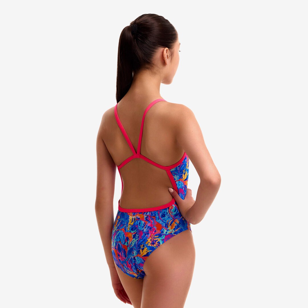 Dragons Den Girl's Single Strap One Piece