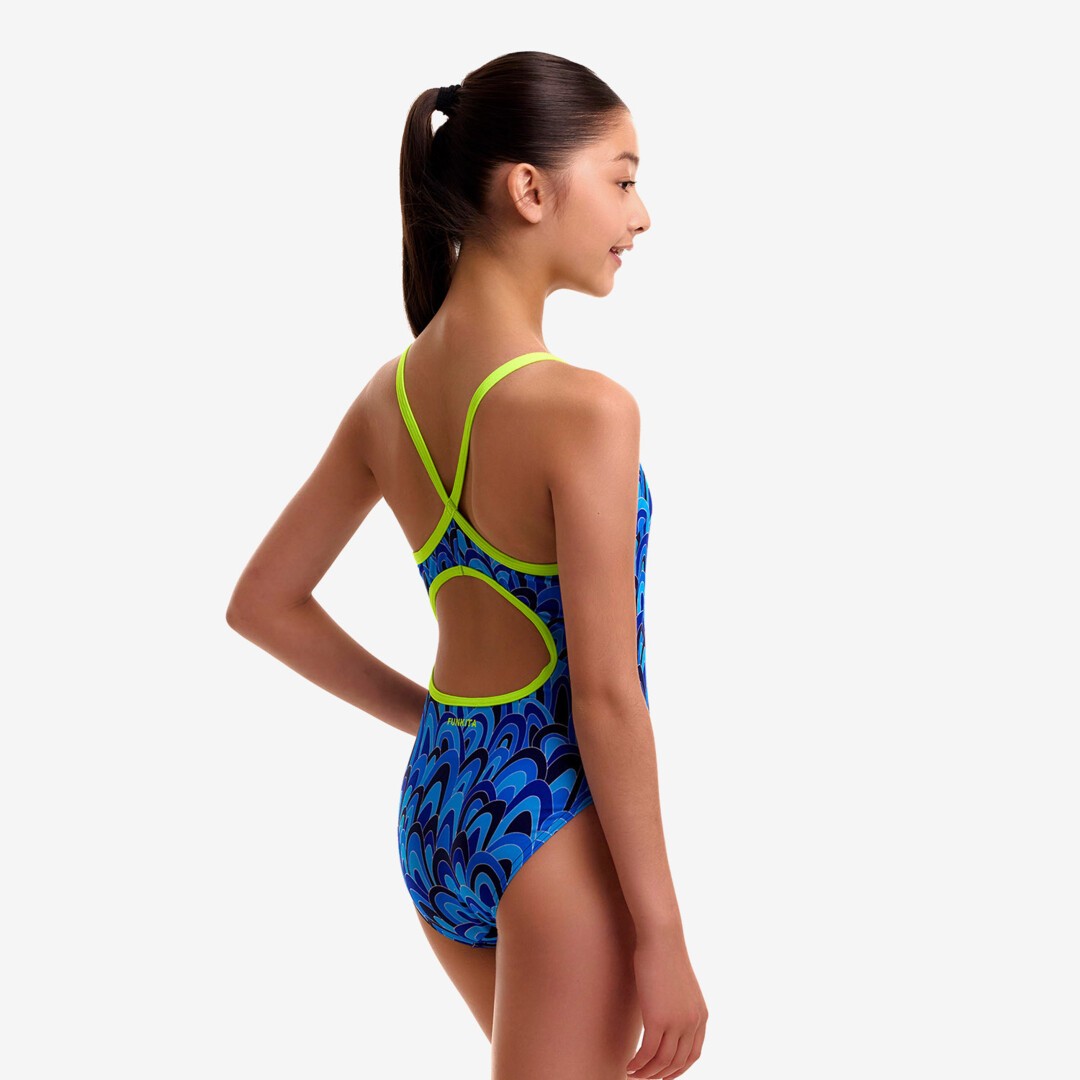 Hill Billy Blues Girl's Diamond Back One Piece