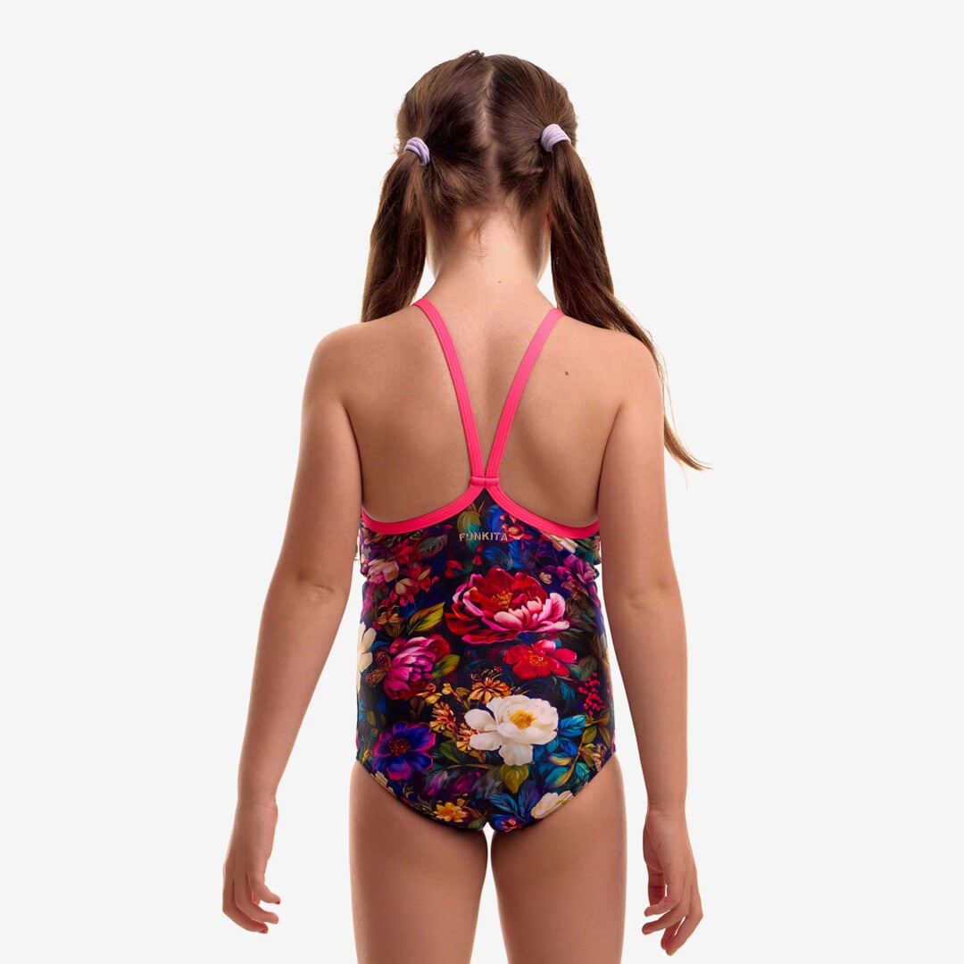 Bed Of Roses Toddler Girl's Printed One Piece