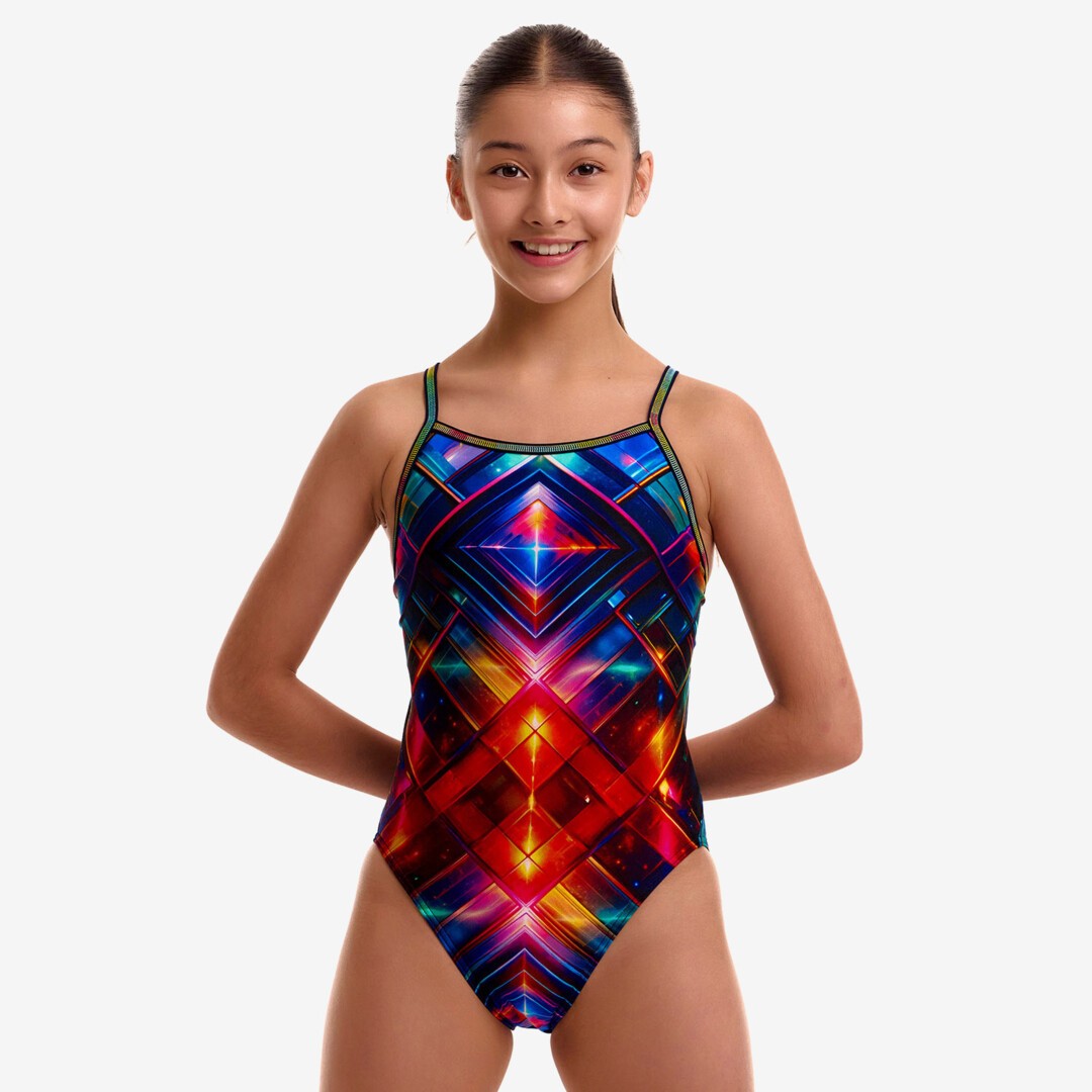 Firefly Sparkle Girl's Single Strap One Piece