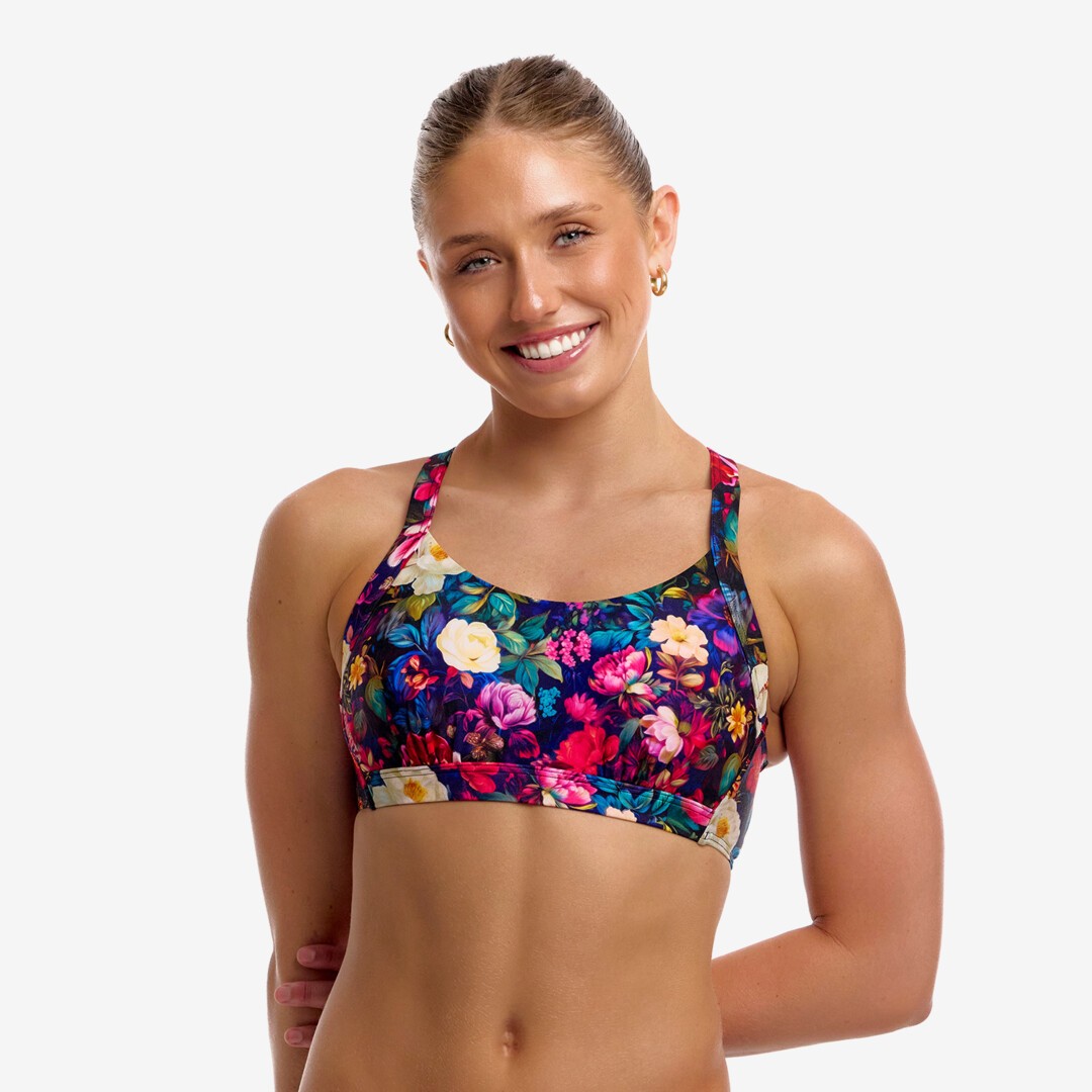 Bed Of Roses Ladies Hold Steady Crop Top