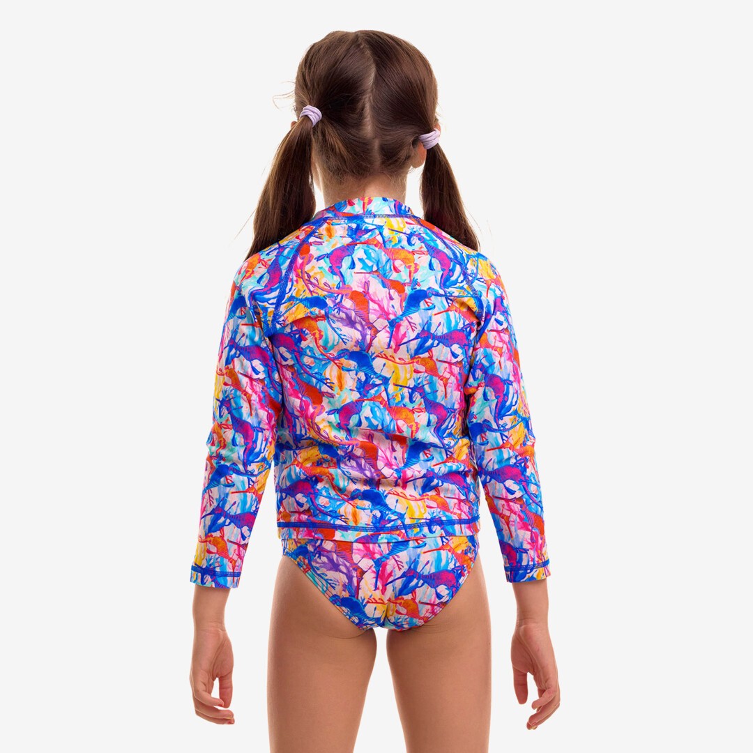 Dreamy Weedy Toddler Girl's Zippy Rashie & Brief