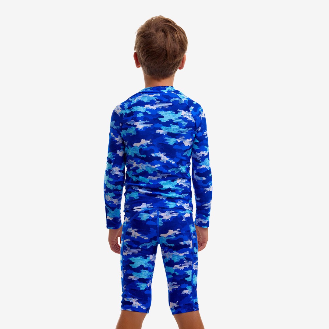 Clean Marine Toddler Boy's Long Sleeve Rash Vest