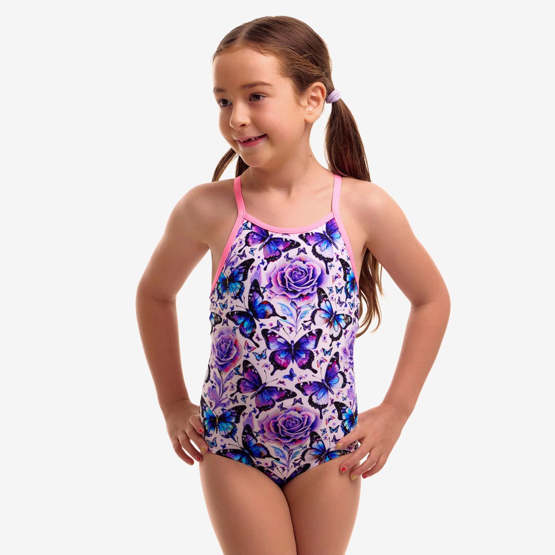 Wings To Fly Toddler Girl's Printed One Piece