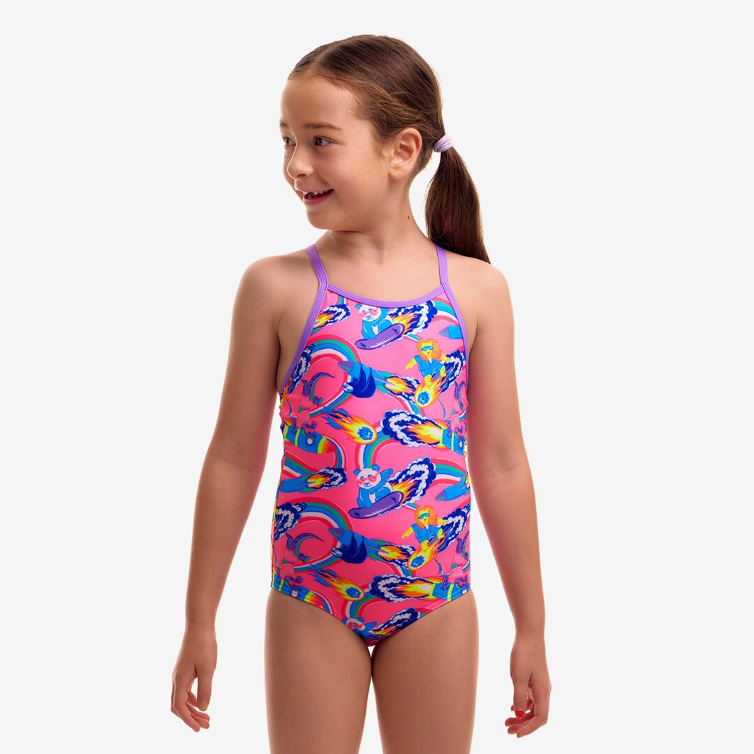 Sweet Surfers Toddler Girl's Printed One Piece