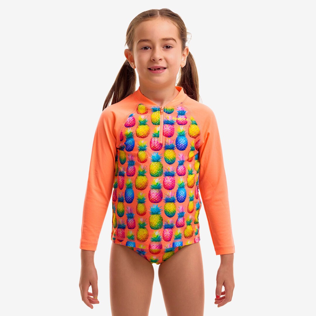 Pinky Piney Toddler Girl's Zippy Rash Vest