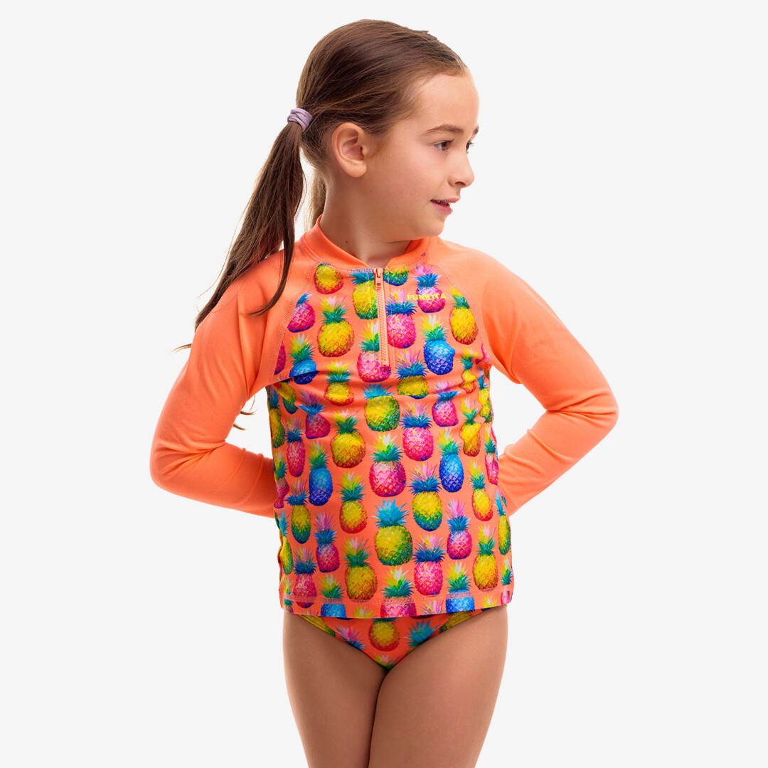 Pinky Piney Toddler Girl's Zippy Rash Vest