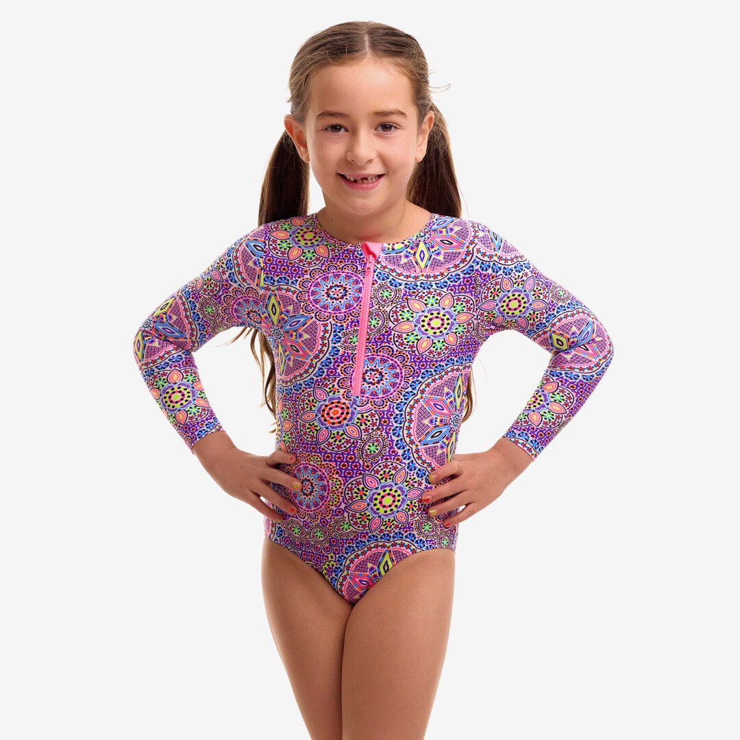 Love Lacy Toddler Girl's Sun Cover One Piece