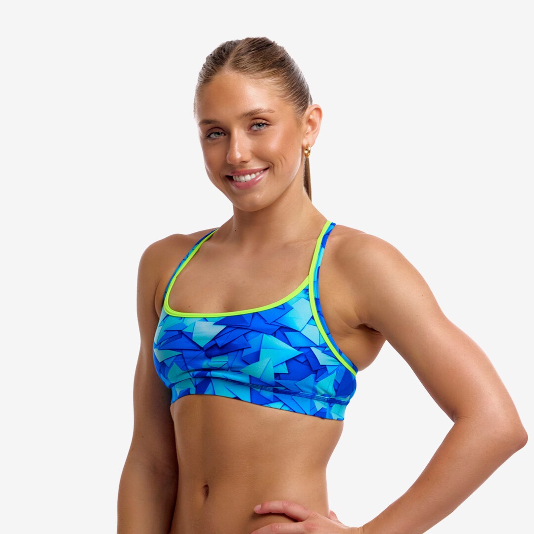 Try Blue Ladies Sports Top