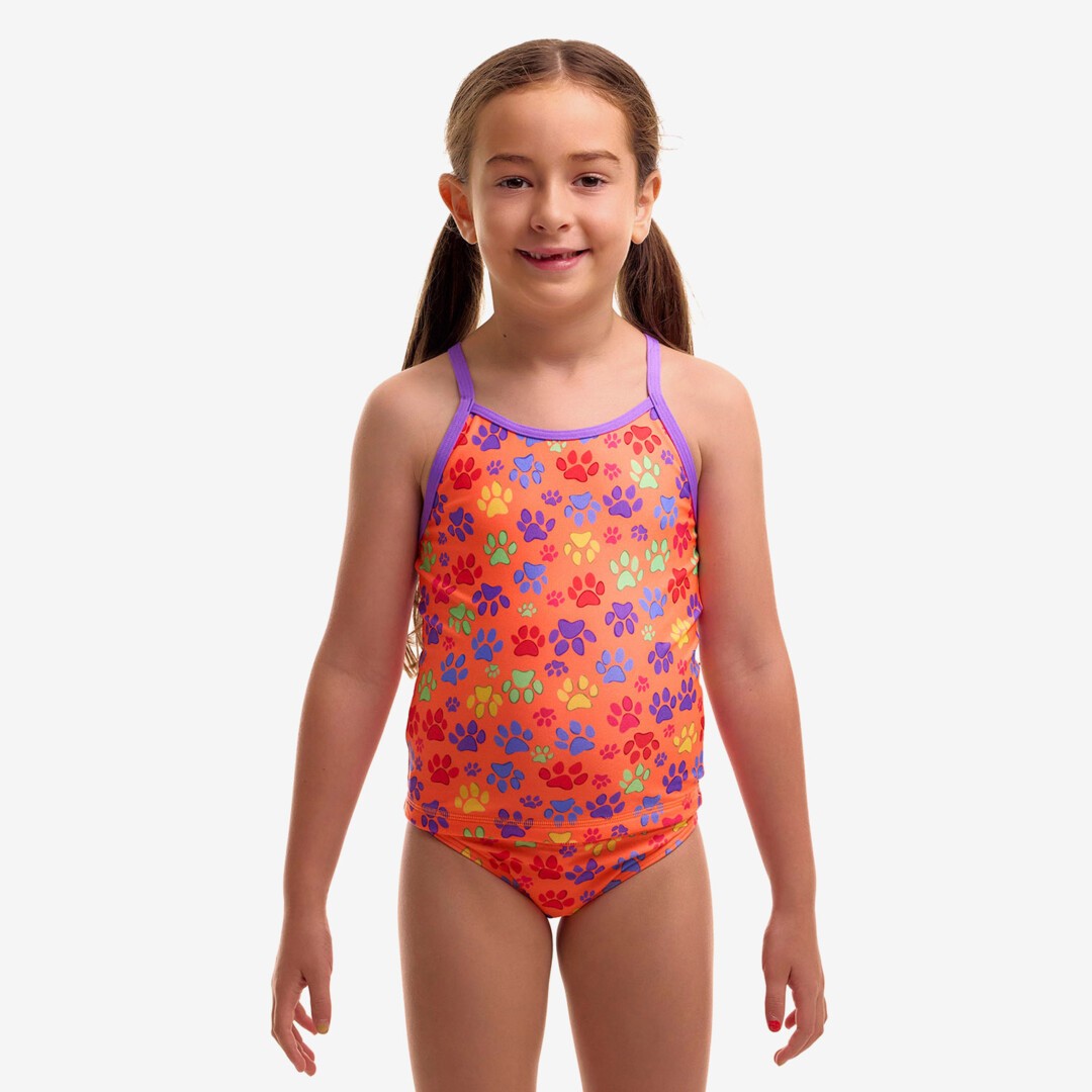Paw Paw Toddler Girl's Swim Steady Tankini & Brief