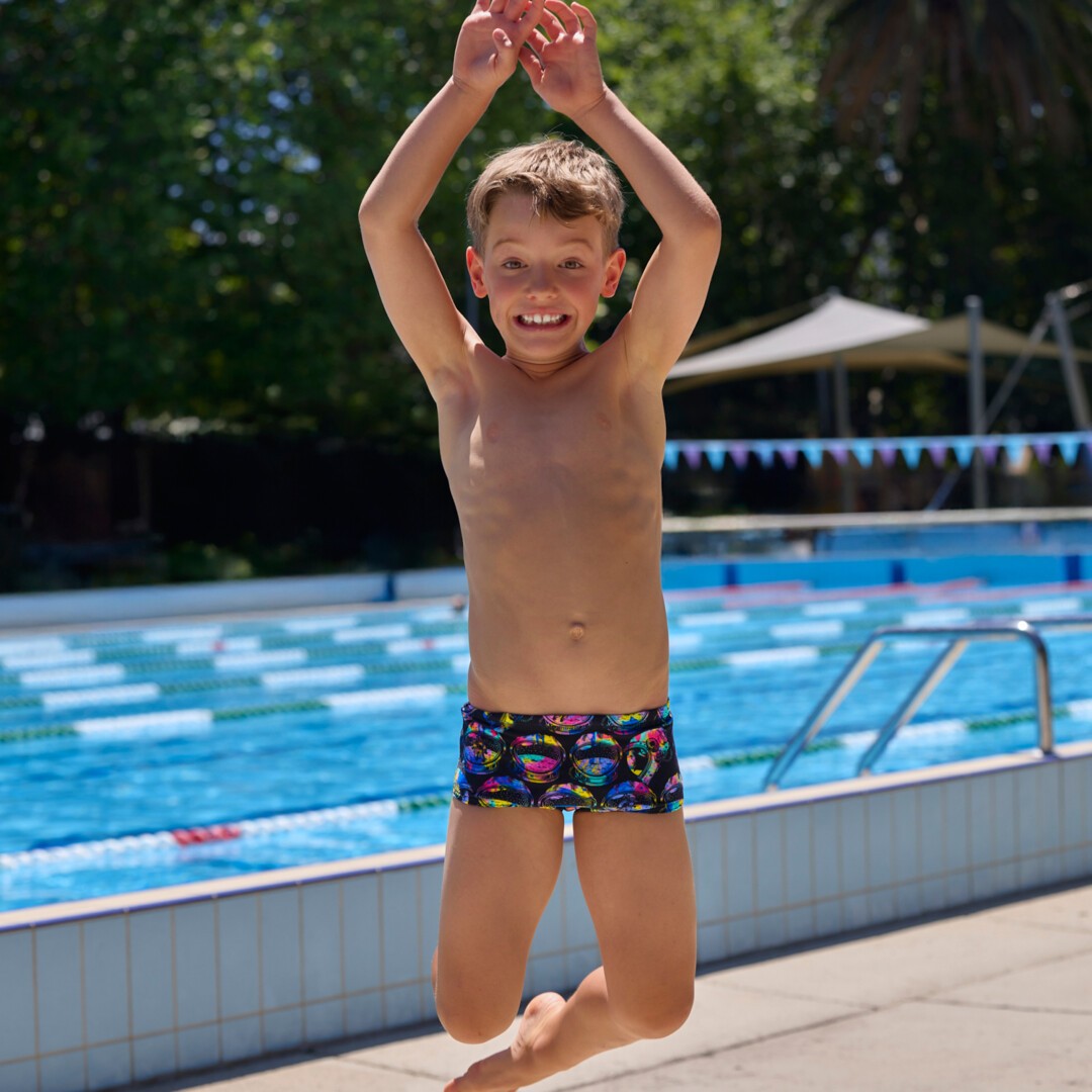 Ham Bam Maam Toddler Boy's Printed Trunks
