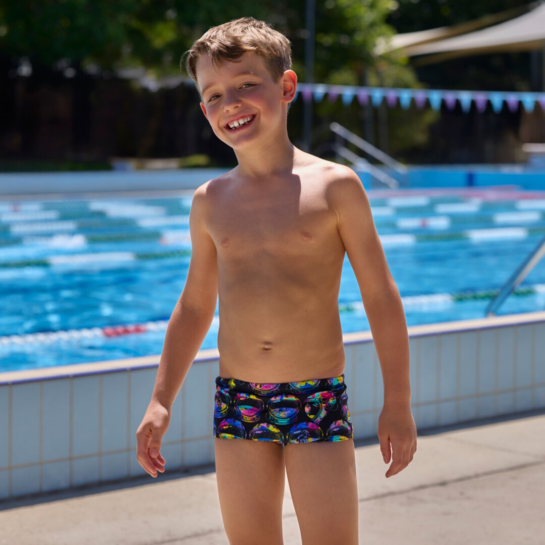 Ham Bam Maam Toddler Boy's Printed Trunks