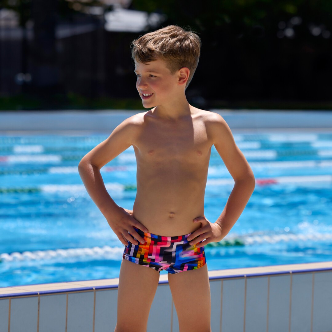 Putty Rules Toddler Boy's Printed Trunks