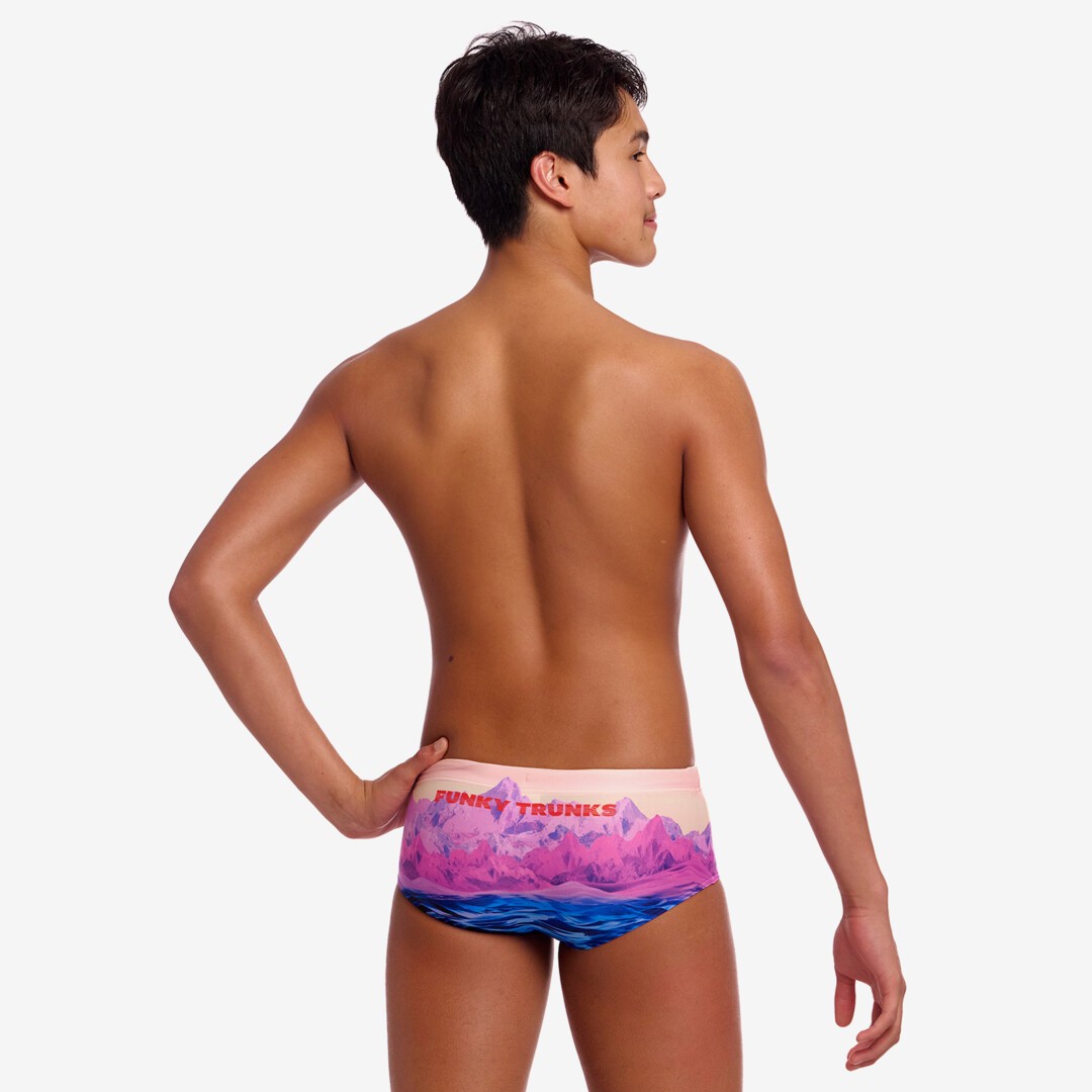 Pink Peaks Boy's Sidewinder Trunks