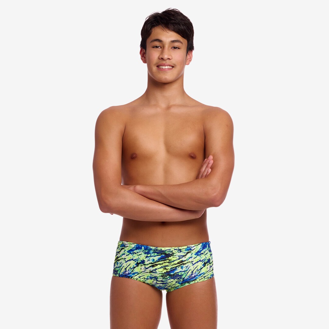 Scaled Back Boy's Sidewinder Trunks