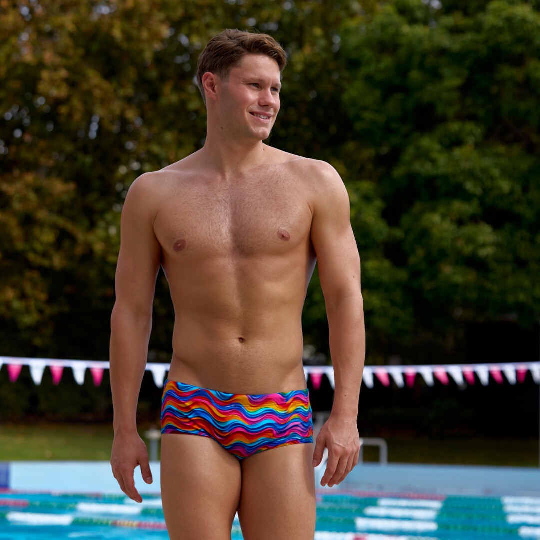 Plastic Fantastic Men's Sidewinder Trunks