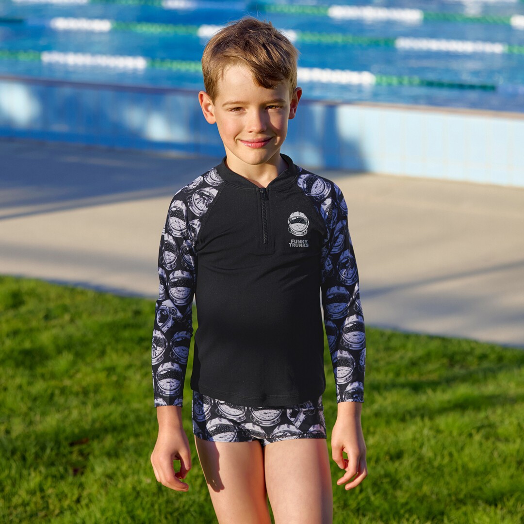 Arti Mess Toddler Boy's Zippy Rash Vest