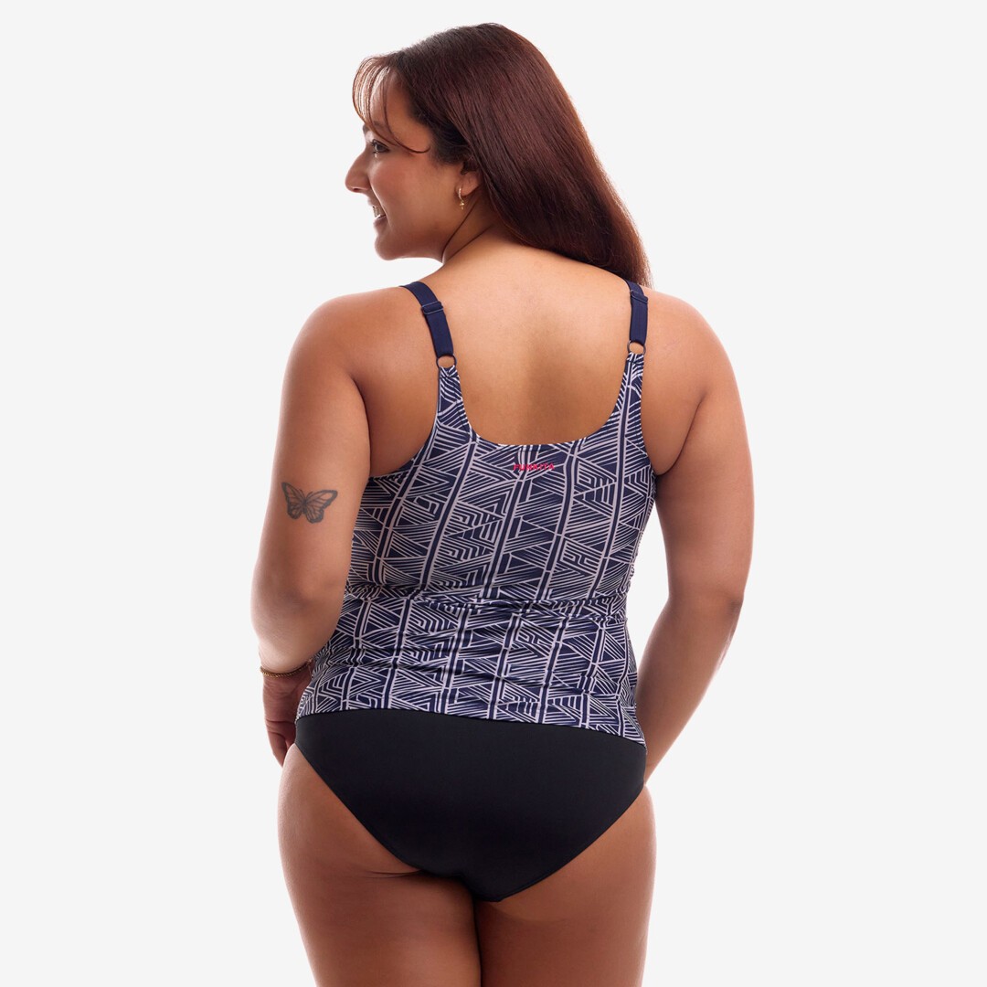 Stickler Ladies Scoop Neck Tankini