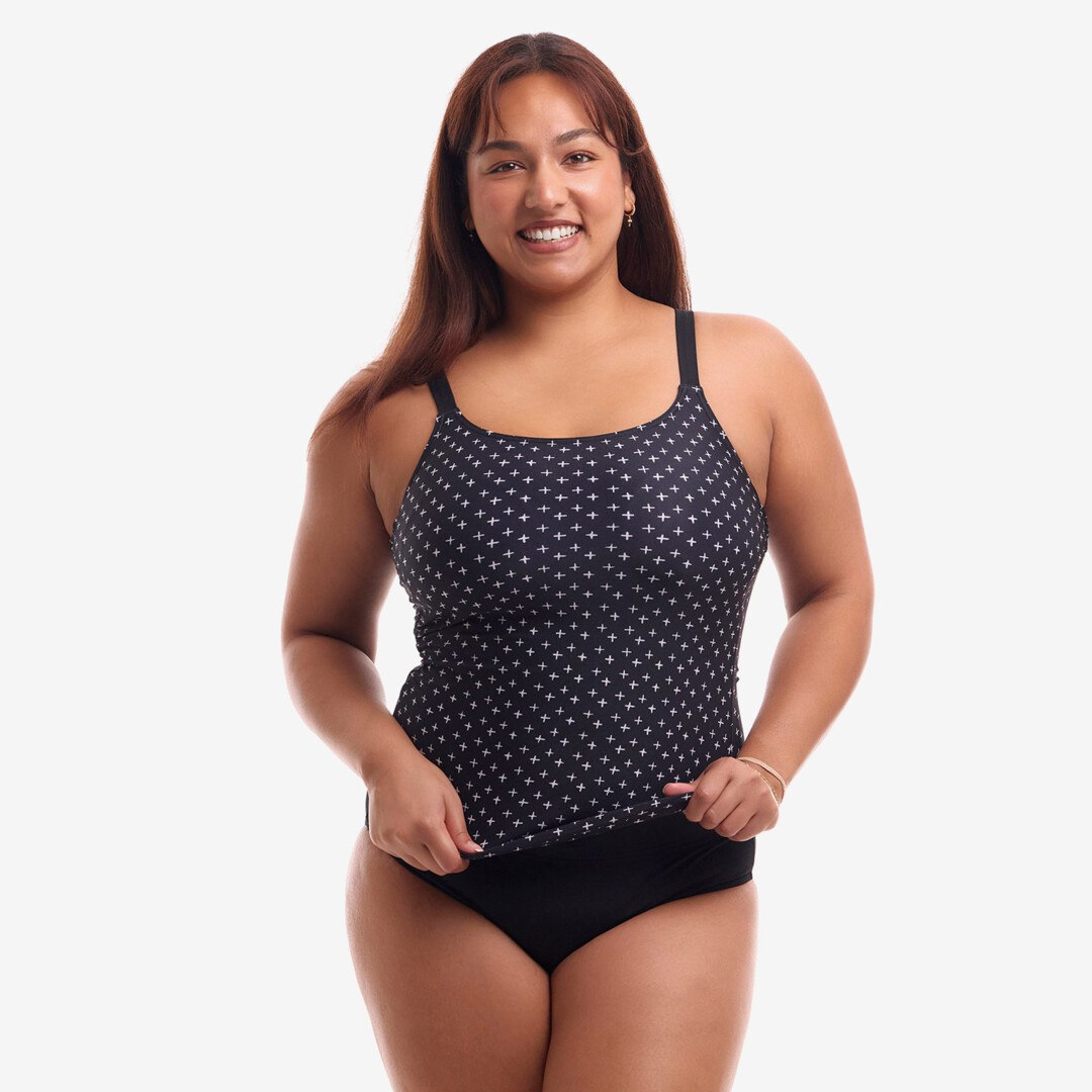 Be Positive Ladies Scoop Neck Tankini
