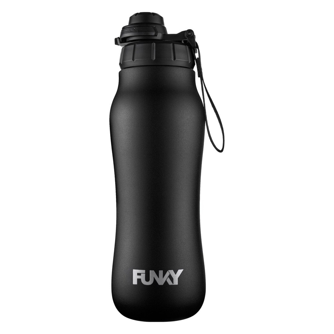 Still Black  Clean Stream Water Bottle